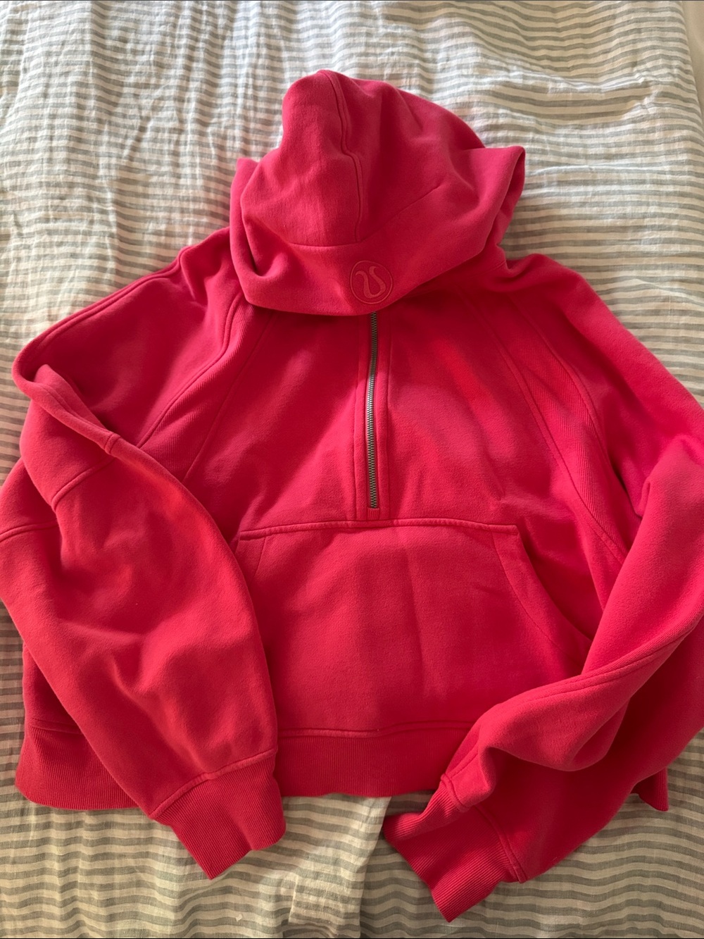 lululemon athletica Pink Half-Zip Hoodie